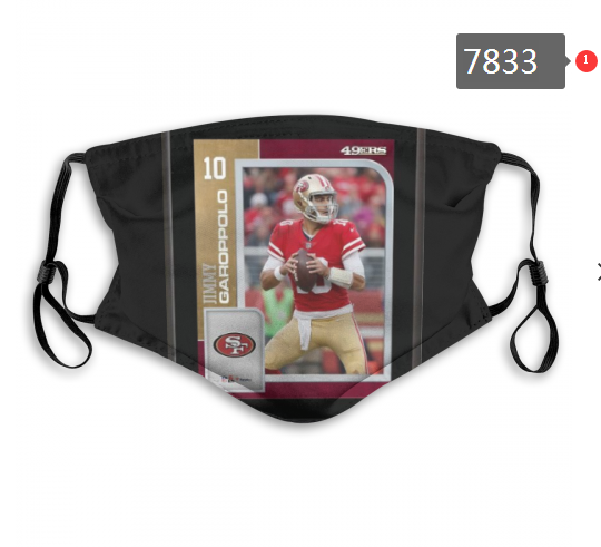 NFL 2020 San Francisco 49ers #22 Dust mask with filter->nfl dust mask->Sports Accessory
